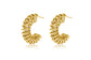 *Pre-Order* Coiled Hoops-Gold